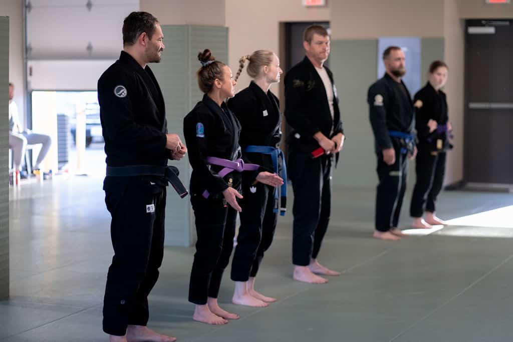 Line up of The Jiu Jitsu Institute instructors
